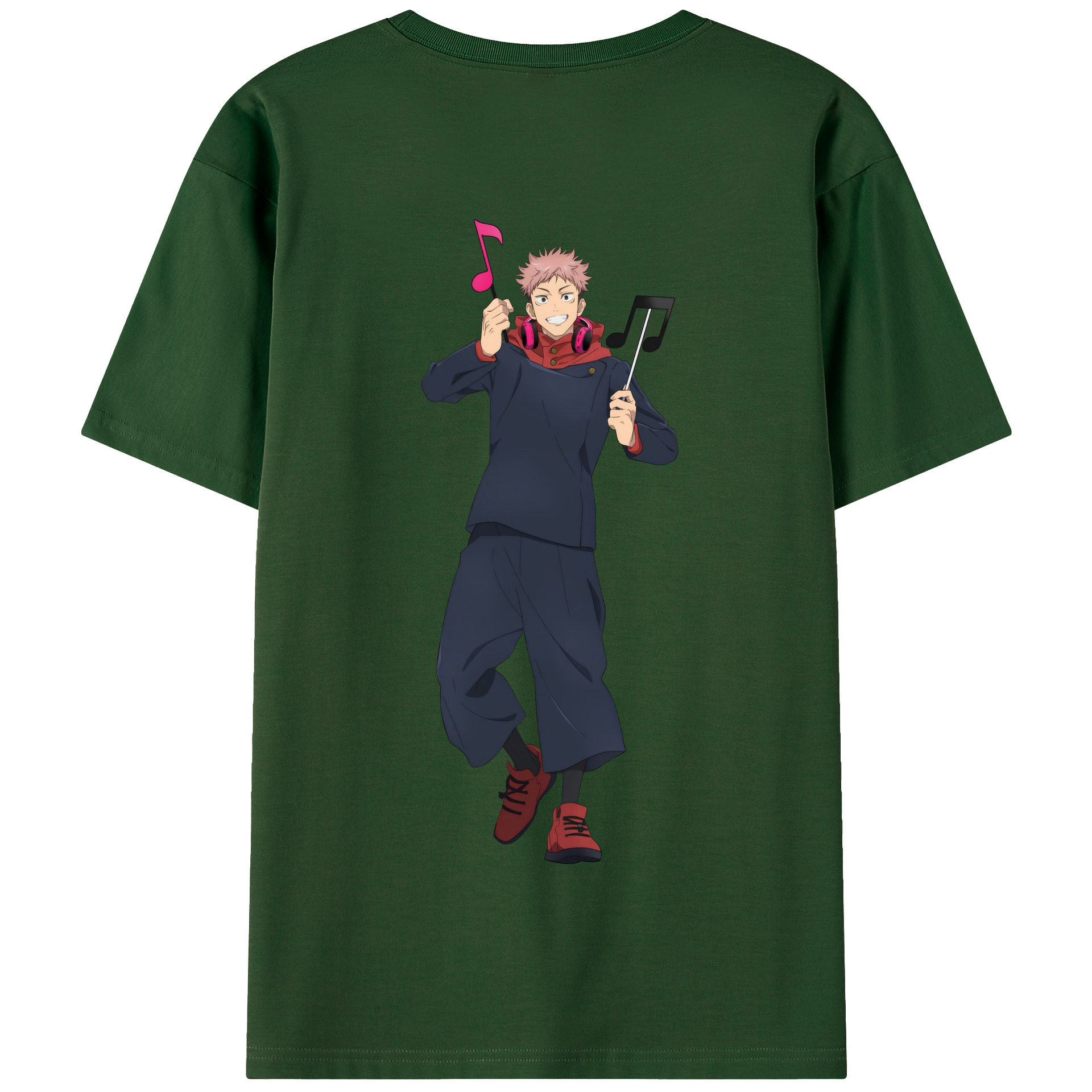 （画像用） 呪術廻戦 Jujutsu Kaisen 綿100％半袖Tシャツ（背面プリント）